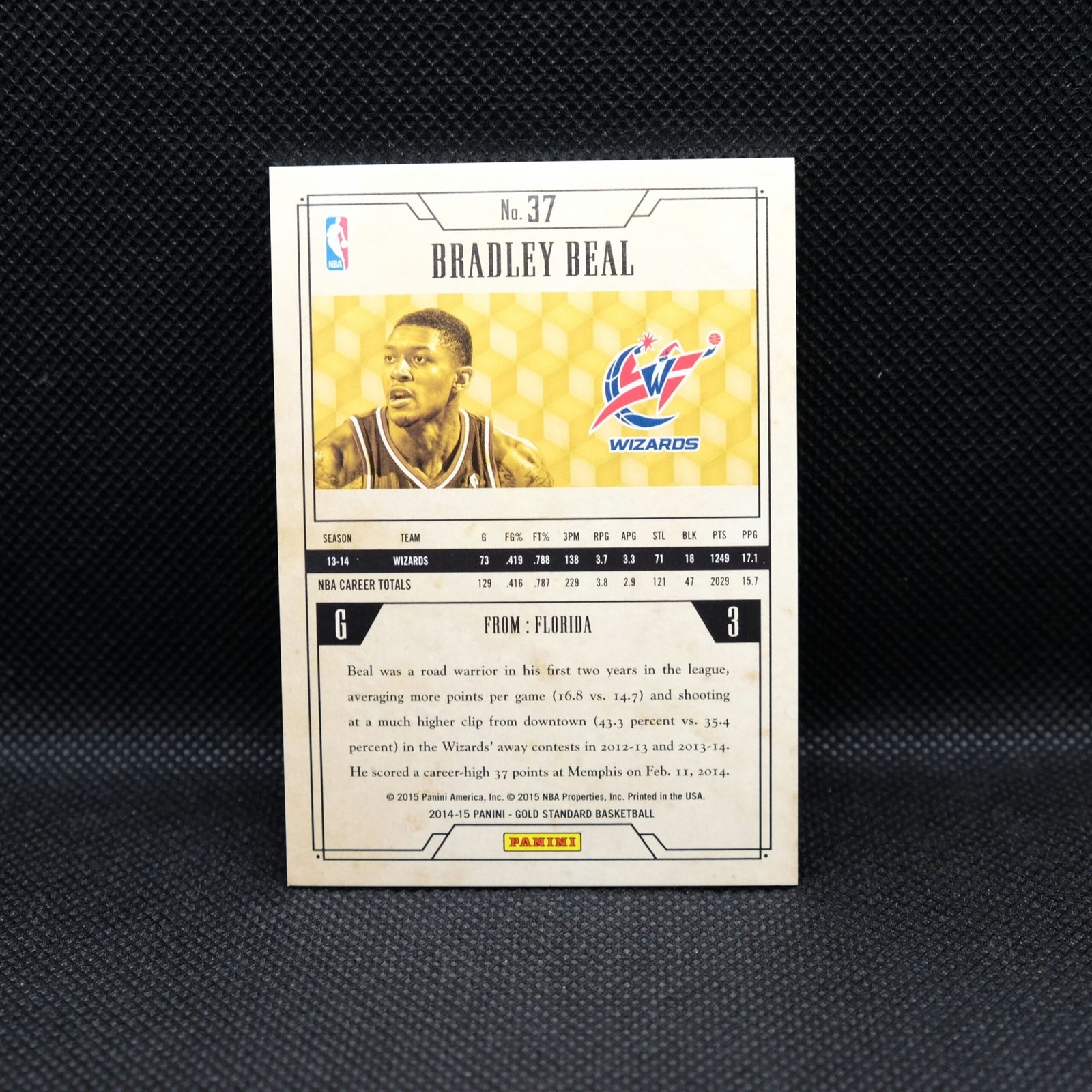 2014-15 Bradley Beal Gold Standard #37 /285