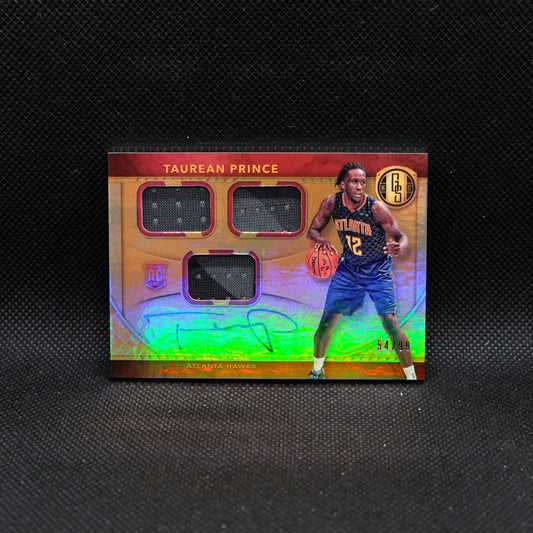 2016-17 Panini Gold Standard Taurean Prince Rookie Jersey Autograph /99