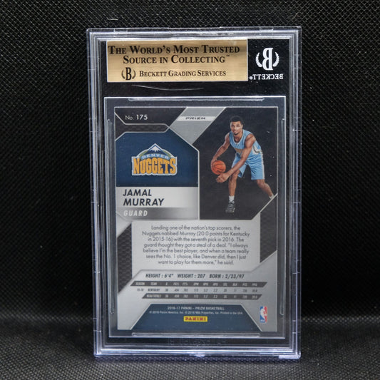 2016-17 Jamal Murray Prizm #175 Silver Prizm Rookie BGS 9.5 GEM MINT