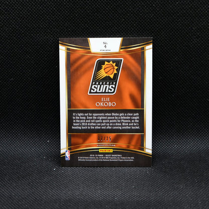 2018-19 Panini Select Elie Okobo #4 Tie Dye Prizm Rookie Card /25