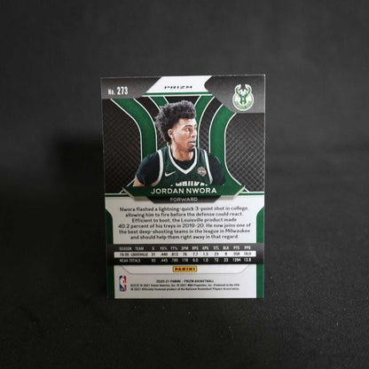 2020-21 Jordan Nwora Rookie 4 Card RC Lot - Prizm, Donruss Optic, Obsidian
