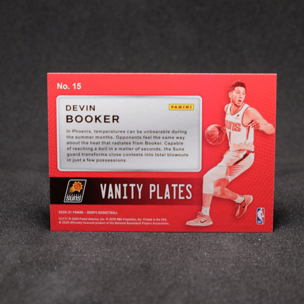 Devin Booker 2020-21 Hoops Vanity Plates