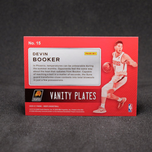 Devin Booker 2020-21 Hoops Vanity Plates