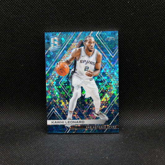 2017-18 Panini Spectra Kawhi Leonard #72 Blue Fast Break Prizm /99