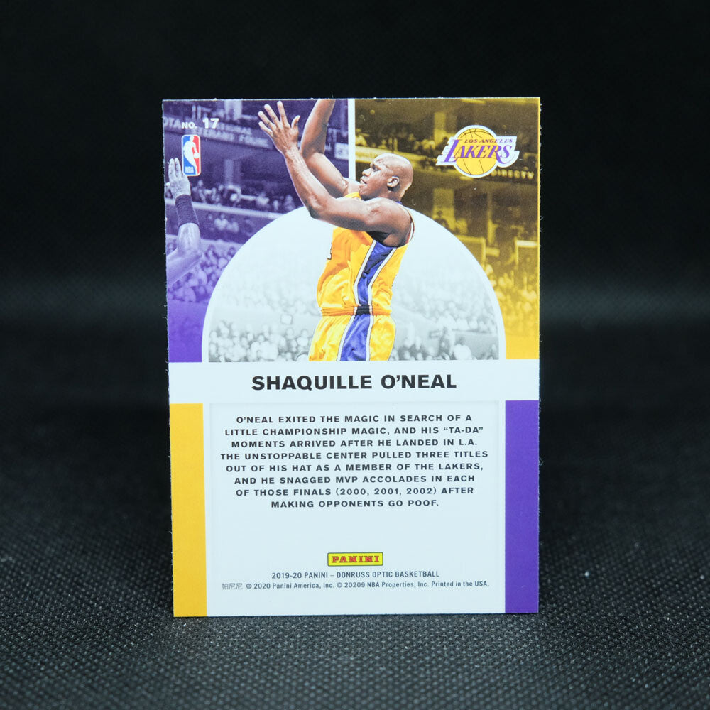 2019-20 Shaquille O'Neal Donruss Optic Winner Stays