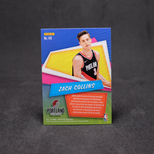 2017-18 Zach Collins Revolution Rookie Card
