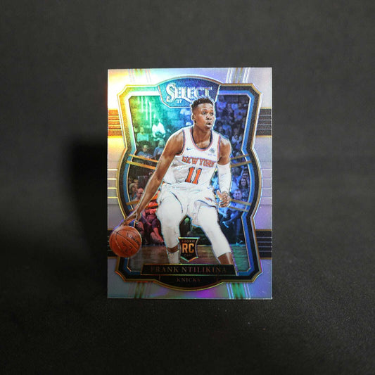 2017-18 Panini Select Frank Ntilikina Premier Level #185 Silver Prizm Rookie ...