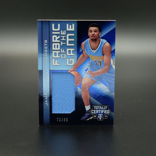 2016-17 Jamal Murray Totally Certified Fabric Of The Game Rookie Patch /99