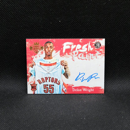 2015-16 Panini Court Kings Delon Wright Fresh Paint Rookie Autograph