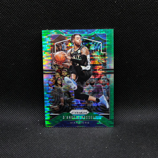 2019-20 D'Angelo Russell Prizm #204 Green Pulsar Prizm /25