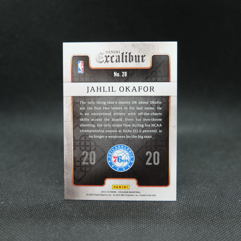 2015-16 Jahlil Okafor Select Tri Color + Prizm Red White Blue Rookie Card Lot