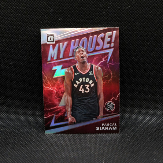 2019-20 Panini Donruss Optic Pascal Siakam My House Silver Prizm