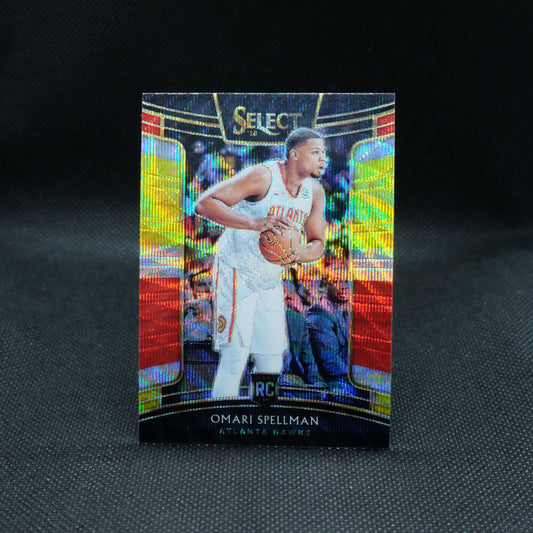 2018-19 Omari Spellman Select #99 Tri Color Prizm Rookie Card Lot