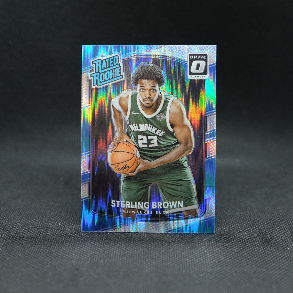 2017-18 Sterling Brown Auto Rookie Card Lot - 2 Cards