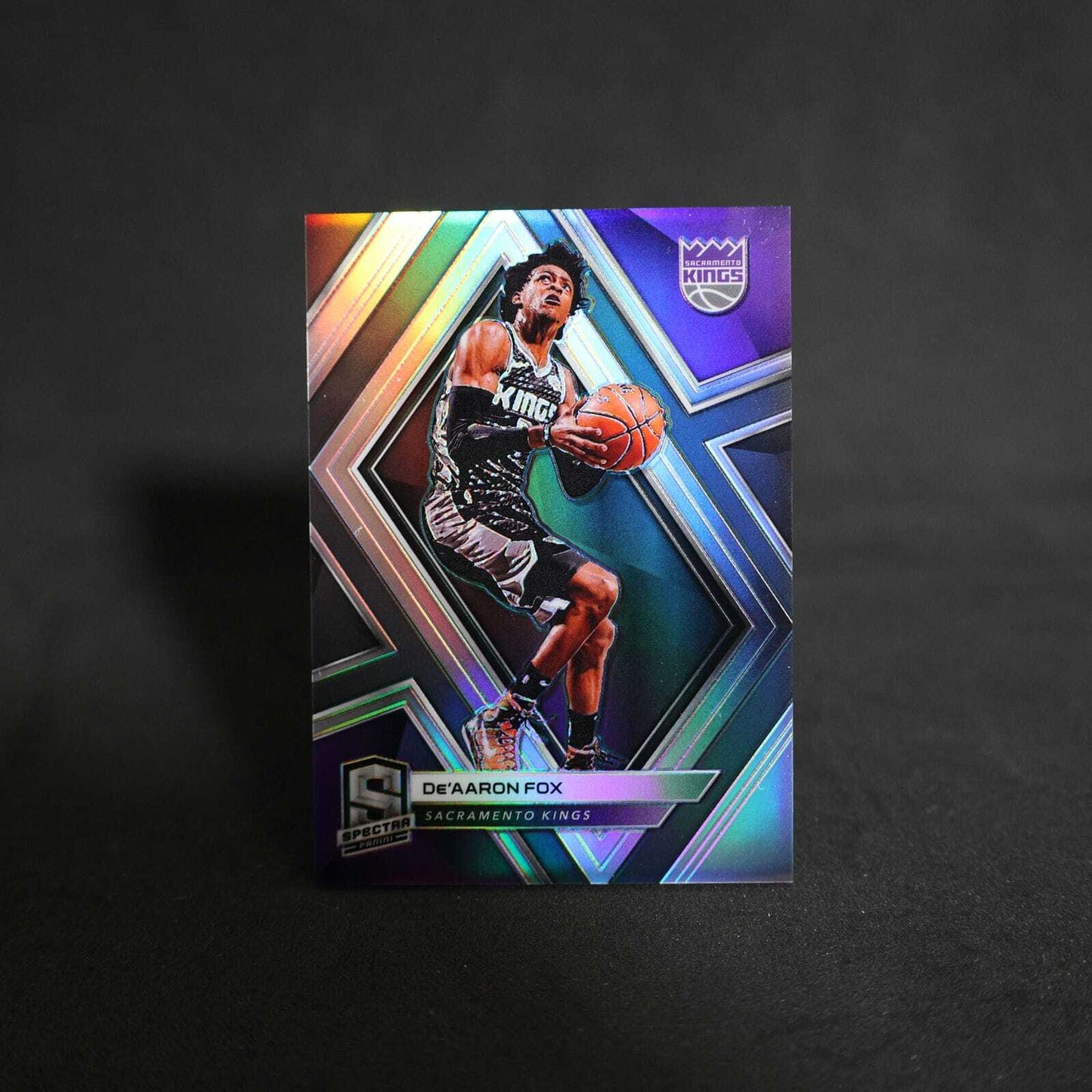 2018-19 De'Aaron Fox Spectra #87 Silver Prizm