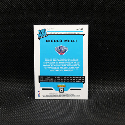 2019-20 Donruss Optic Nicolo Melli Rated Rookie Choice Red / Green Prizm
