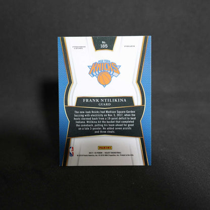 2017-18 Panini Select Frank Ntilikina Premier Level #185 Silver Prizm Rookie ...