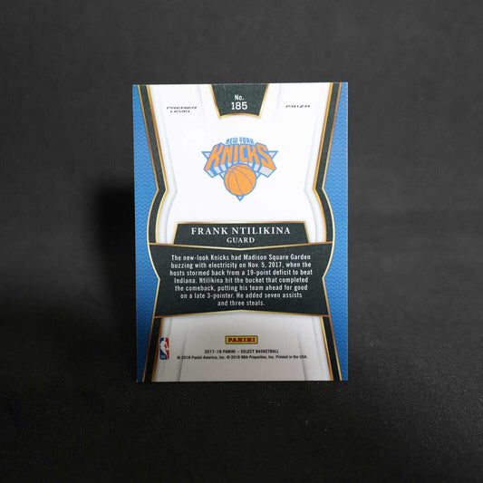 2017-18 Panini Select Frank Ntilikina Premier Level #185 Silver Prizm Rookie ...