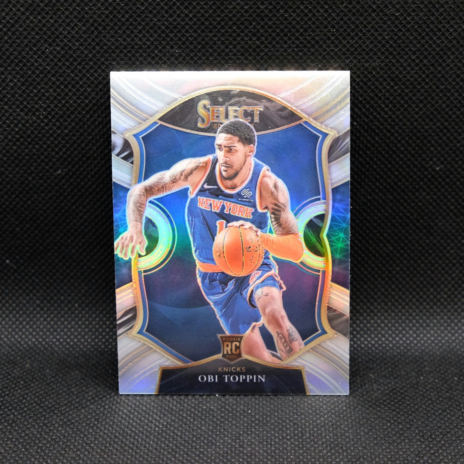2020-21 Obi Toppin Select #68 Concourse Silver Prizm Rookie Card