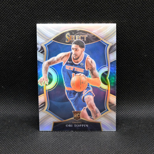 2020-21 Obi Toppin Select #68 Concourse Silver Prizm Rookie Card