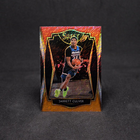 2020-21 Select Jarrett Culver Premier Level Red White Orange Shimmer Prizm