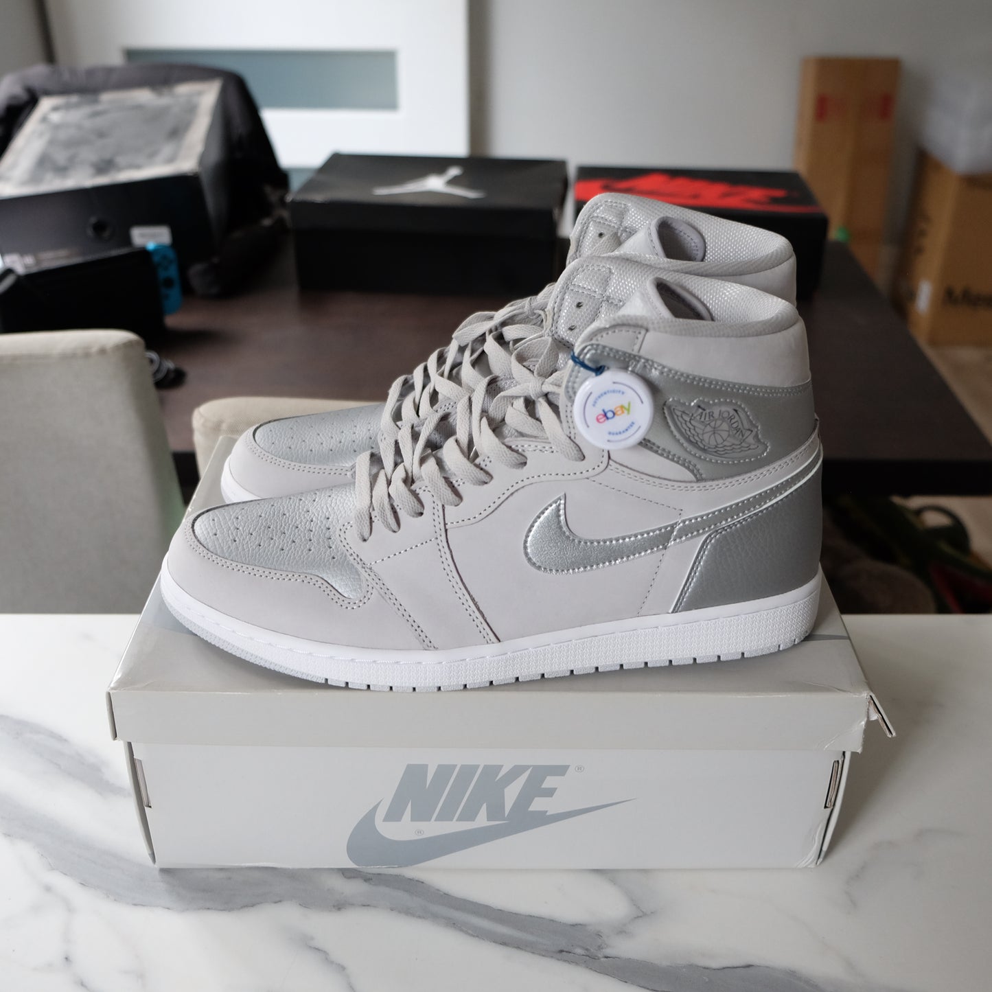 Nike Air Jordan 1 Retro High CO.JP (Tokyo) Neutral Grey (2020) DC1788-029 Size M15