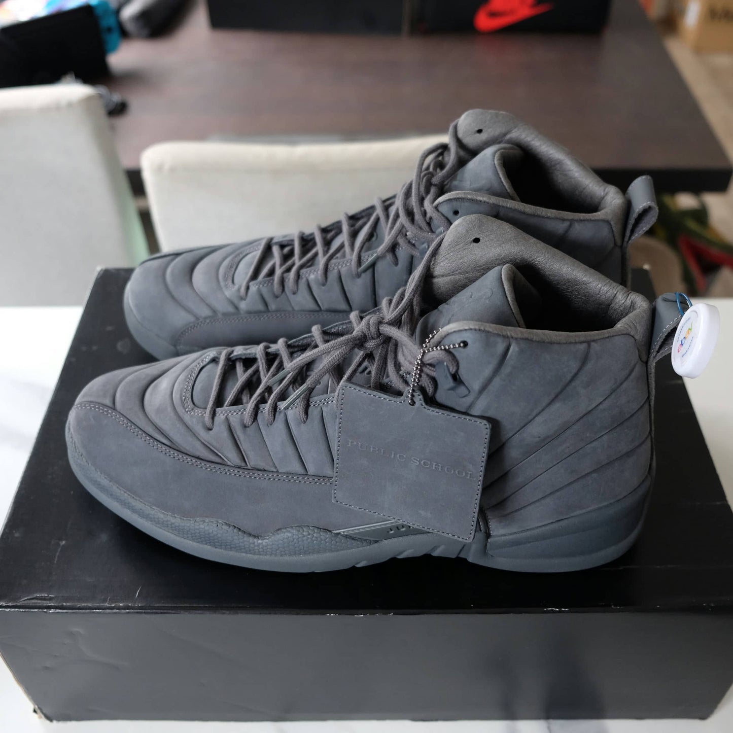PSNY x Air Jordan Retro 12 Dark Grey 130690-003 Size M15