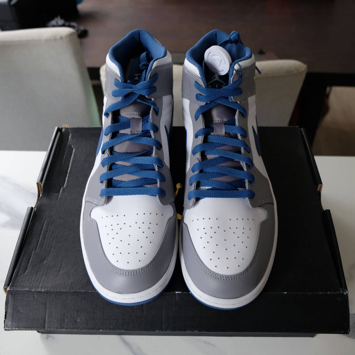 Nike Air Jordan 1 Mid True Blue DQ8426-014 Size M15