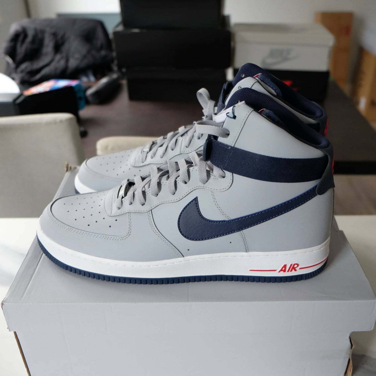Nike Air Force 1 High QA "Patriots" (Women's) Size: W16.5 M15 DZ7338-001