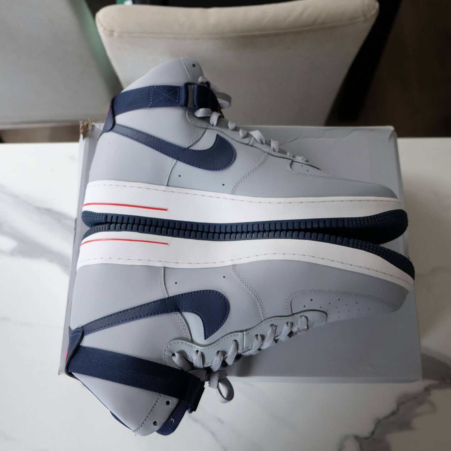 Nike Air Force 1 High QA "Patriots" (Women's) Size: W16.5 M15 DZ7338-001