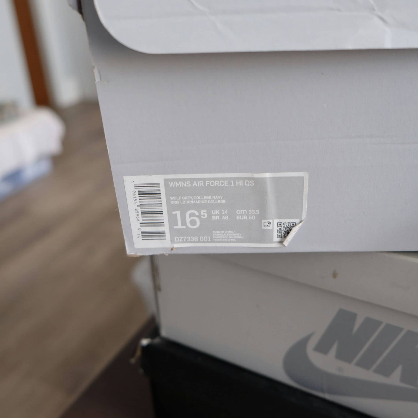 Nike Air Force 1 High QA "Patriots" (Women's) Size: W16.5 M15 DZ7338-001