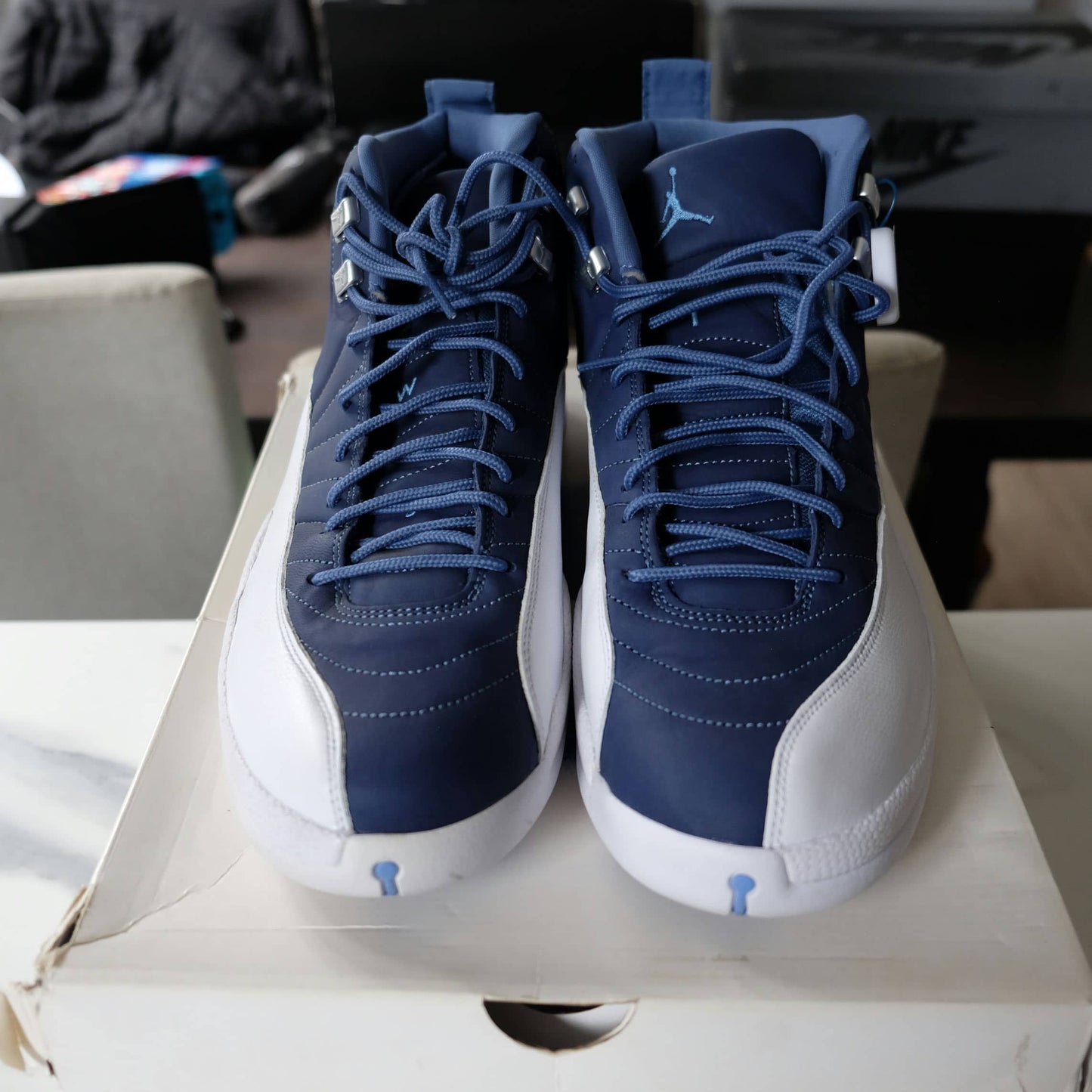 Nike Air Jordan 12 Retro Indigo 130690-404 Size M15: Please see condition