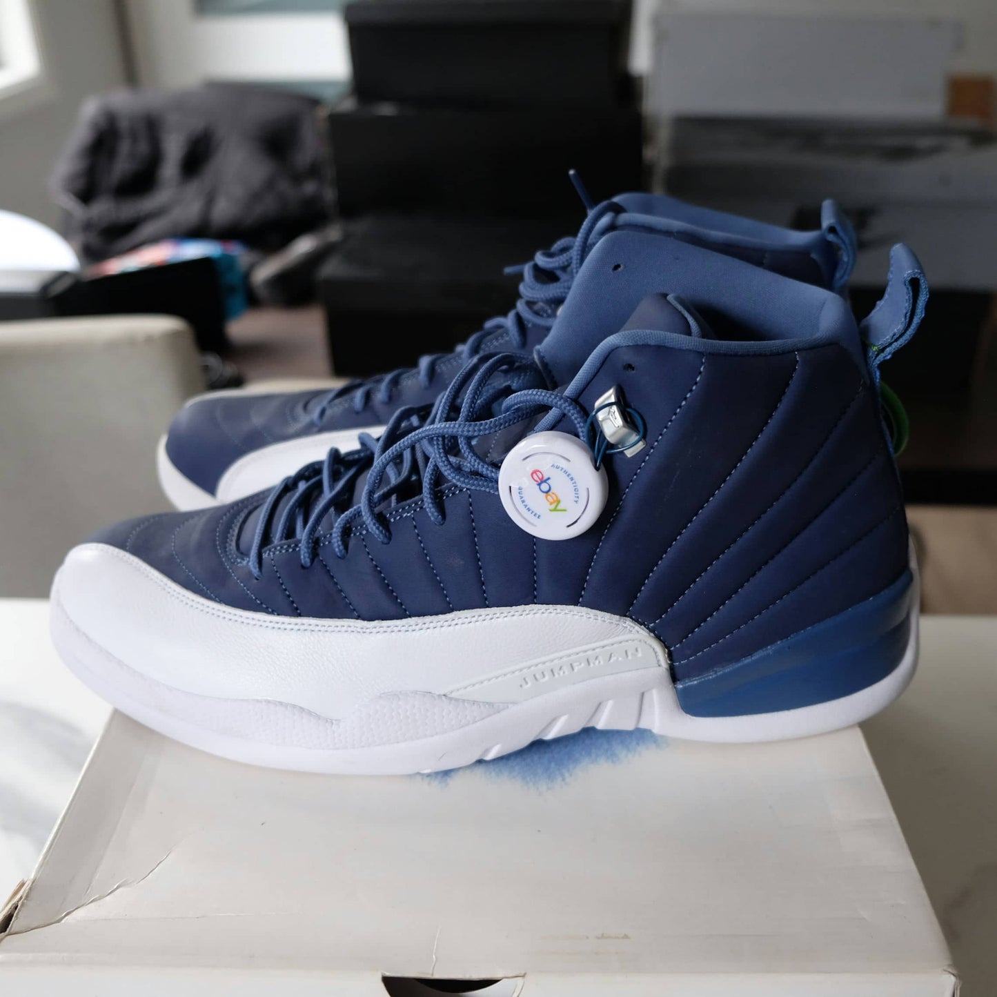 Nike Air Jordan 12 Retro Indigo 130690-404 Size M15: Please see condition