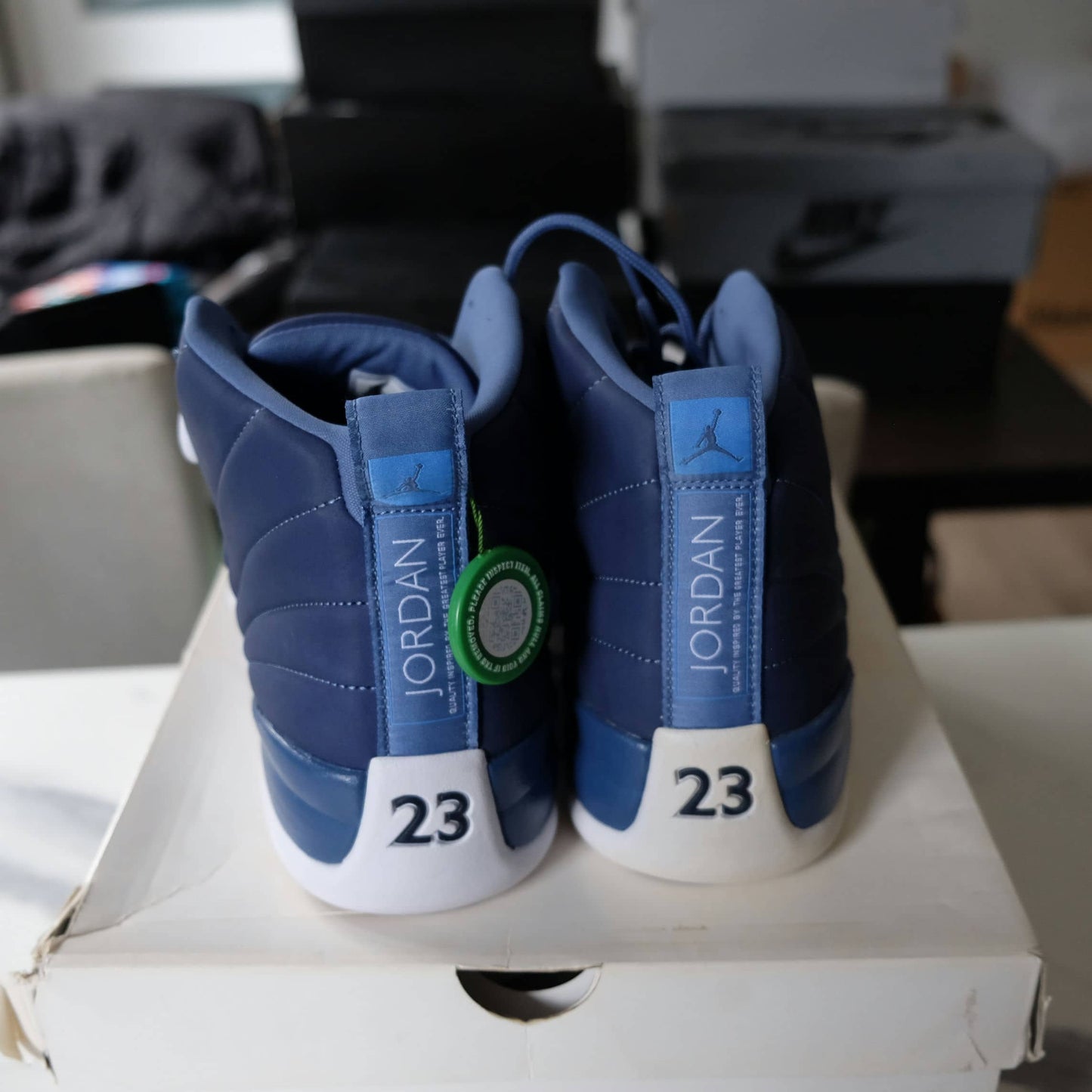 Nike Air Jordan 12 Retro Indigo 130690-404 Size M15: Please see condition