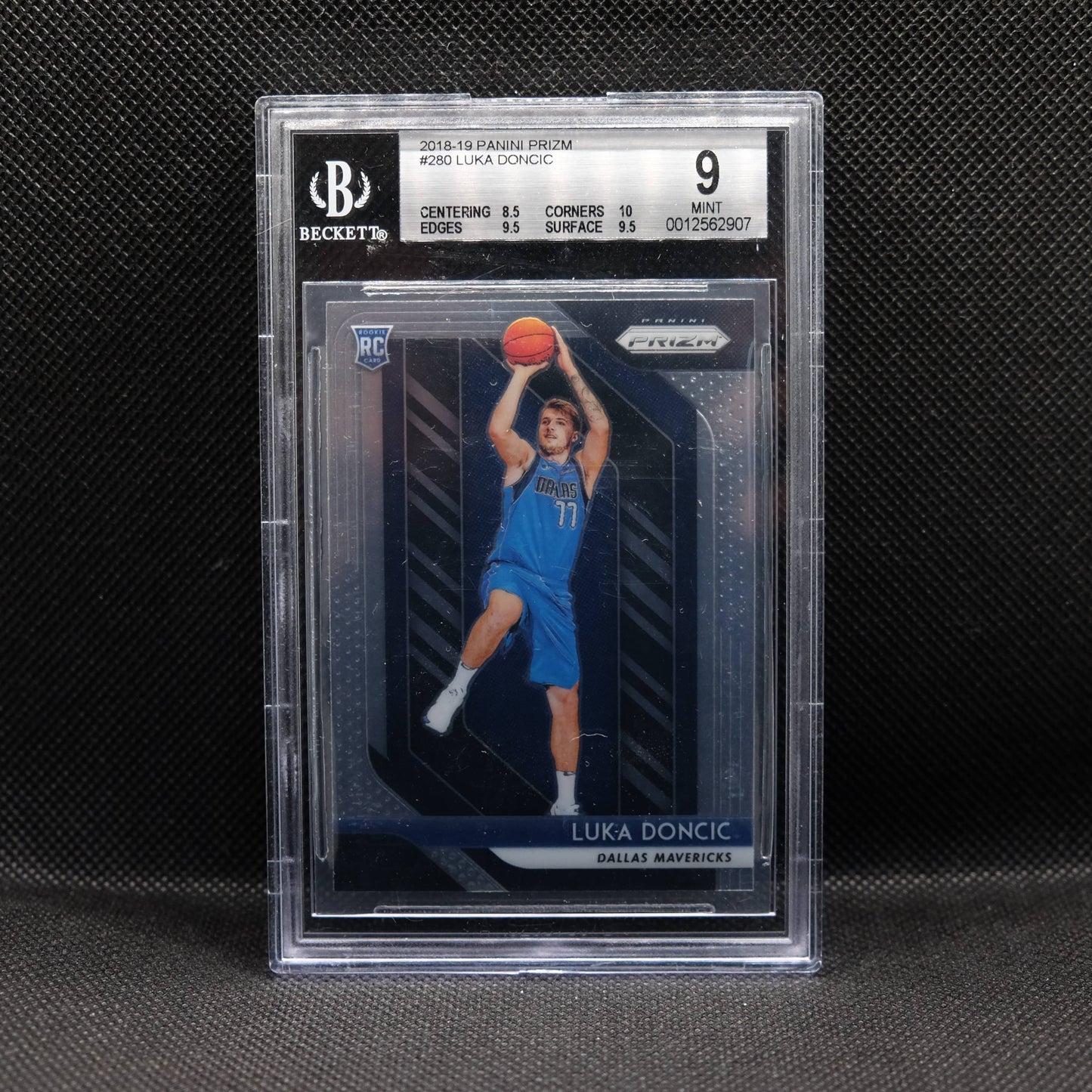 2018-19 Luka Doncic Prizm #280 BGS 9 MINT
