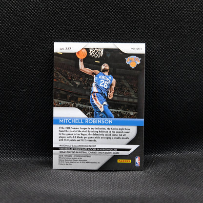 2018-19 Mitchell Robinson Prizm #227 Hyper Prizm Rookie Card