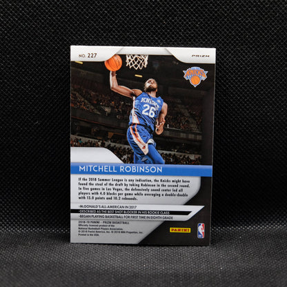 2018-19 Mitchell Robinson Prizm #227 Red Wave Prizm Rookie Card