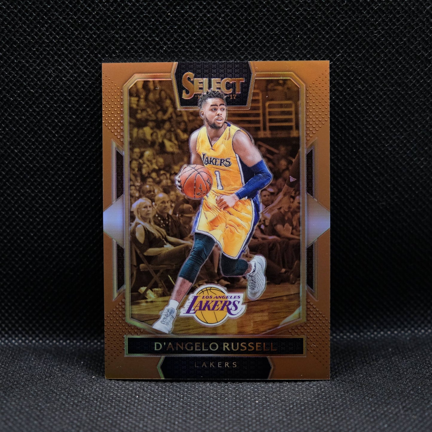 2016-17 D'Angelo Russell Select #212 Gold Prizm /49