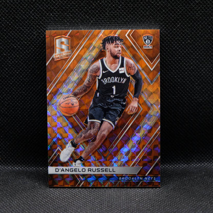 2017-18 D'Angelo Russell Spectra #39 Orange Prizm /5