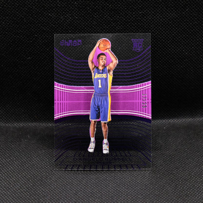 2015-16 D'Angelo Russell Clear Vision #96 Purple Rookie Card /25