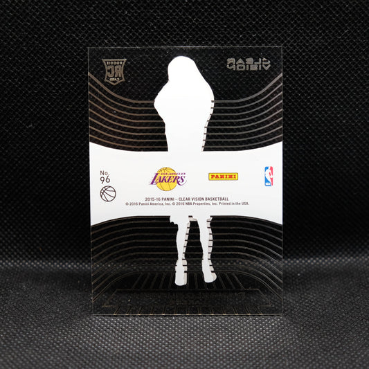 2015-16 D'Angelo Russell Clear Vision #96 Purple Rookie Card /25