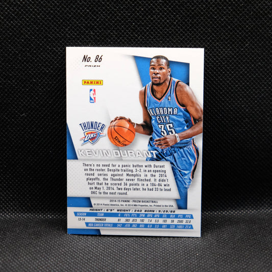 2014-15 Kevin Durant Prizm #86 Red White Blue Pulsar Prizm (#2)