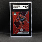 2019-20 Kevin Porter Jr. Mosaic #248 Red Wave Prizm SGC 9.5 Mint +