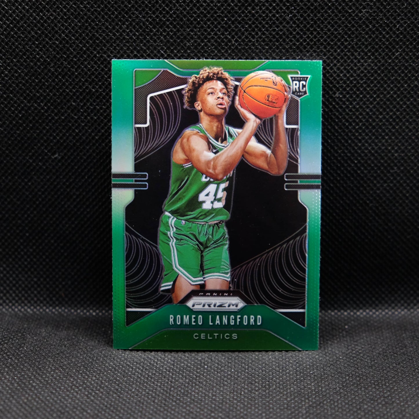2019-20 Romeo Langford Prizm #260 Green Prizm Rookie Card