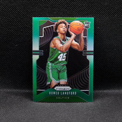 2019-20 Romeo Langford Prizm #260 Green Prizm Rookie Card
