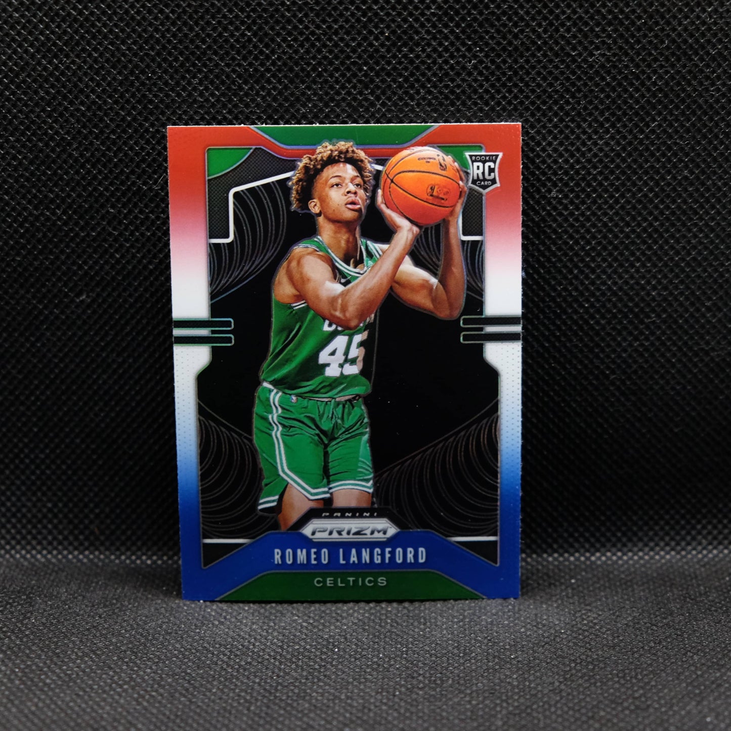 2019-20 Romeo Langford Prizm #260 Red White Blue Prizm Rookie Card