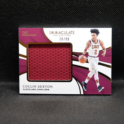 2018-19 Collin Sexton Select Immaculate The Standard Rookie Patch /99