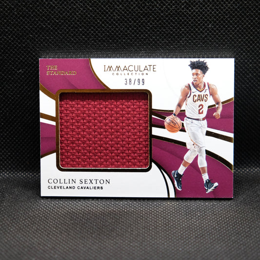 2018-19 Collin Sexton Select Immaculate The Standard Rookie Patch /99
