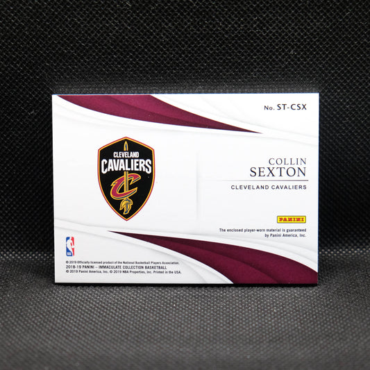 2018-19 Collin Sexton Select Immaculate The Standard Rookie Patch /99