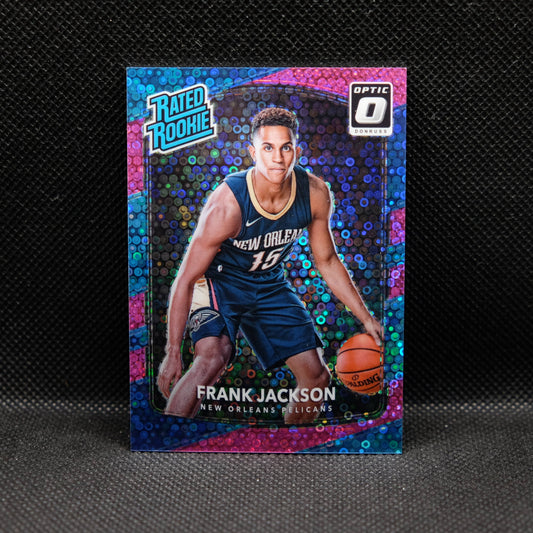 2017-18 Frank Jackson Donruss Optic Rated Rookie Pink Fast Break Prizm /20